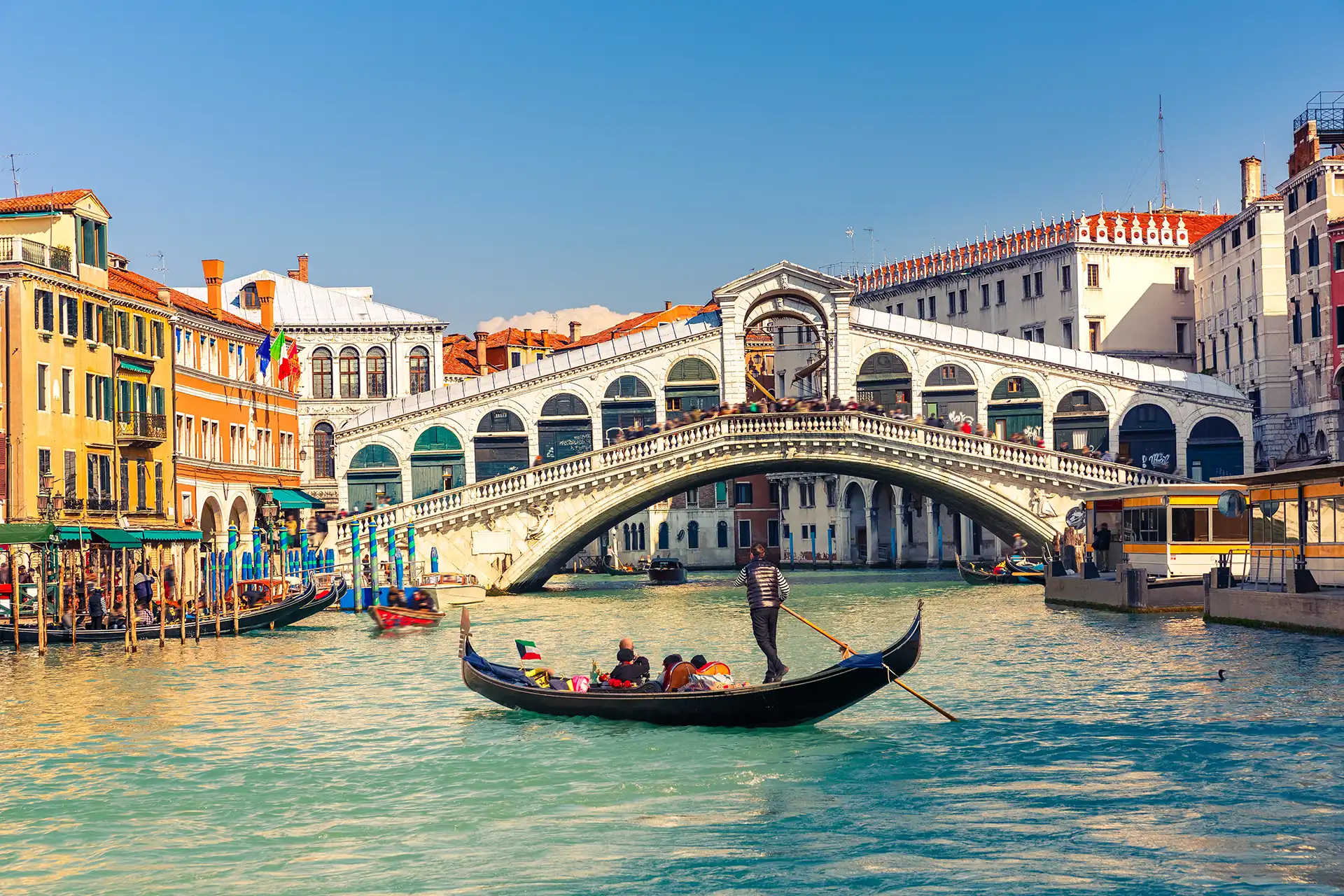 Italienischer Markt und Handel in Venedig